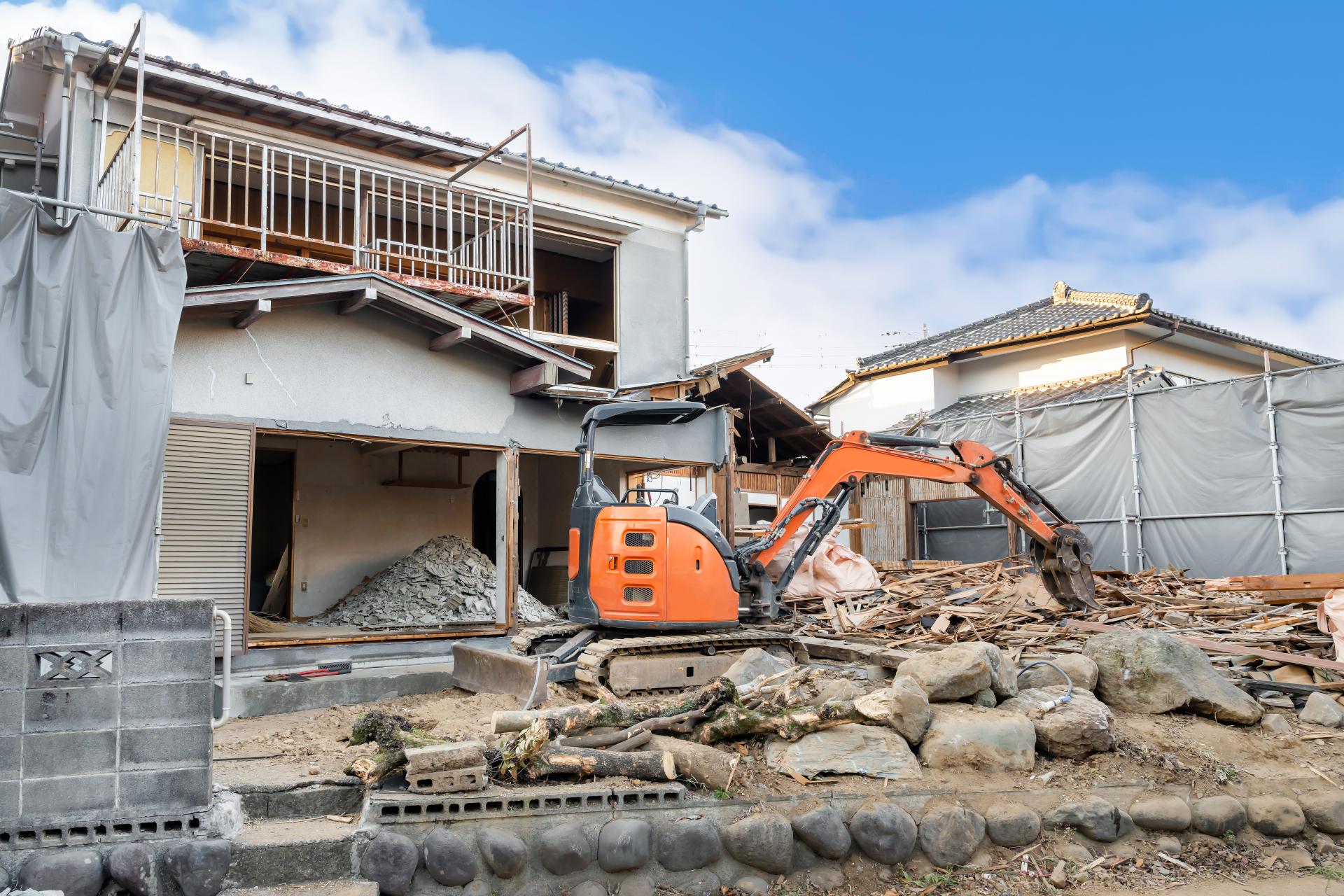 家屋解体工事のイメージ画像